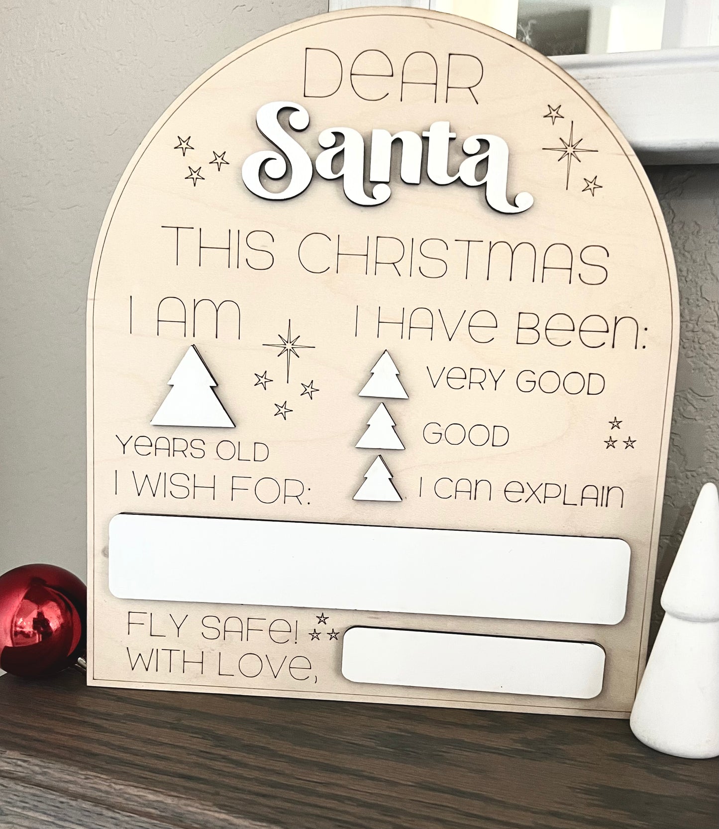 Dear Santa Sign