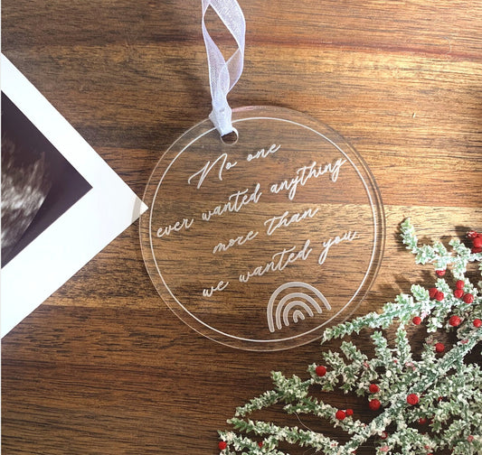 Rainbow Baby Ornament - jjcodesigns