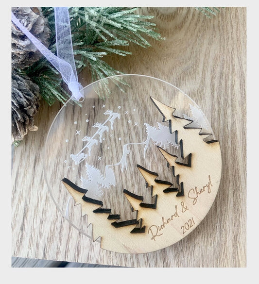 Personalized Christmas Ornament - jjcodesigns