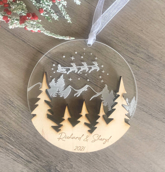 Personalized Christmas Ornament - jjcodesigns