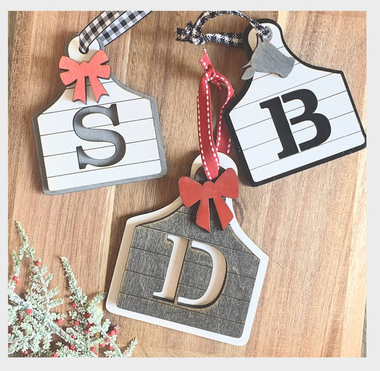 Personalized Farmhouse Ornament - jjcodesigns