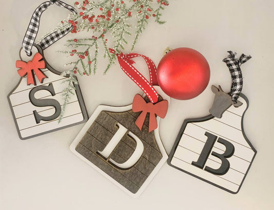 Personalized Farmhouse Ornament - jjcodesigns